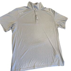 5.11 Tactical Men’s Polo Shirt size large short sleeve performance light gray